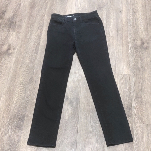 Talbots Flawless Straight-Leg Jeans - Black - Size 0P - Picture 4 of 9